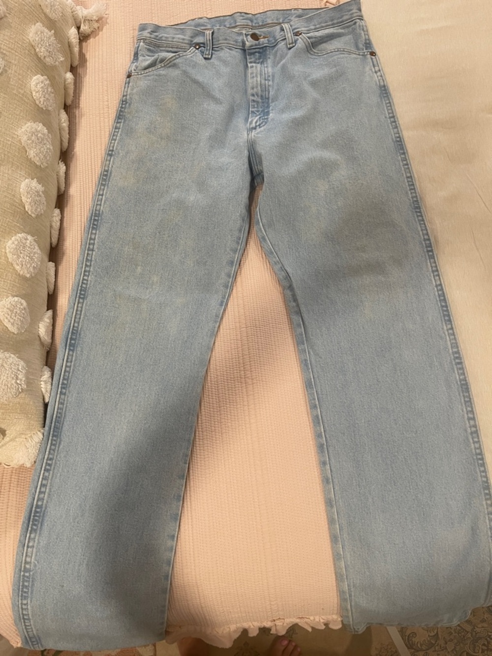 Men's Light Blue Bootcut Jeans - Classic Denim